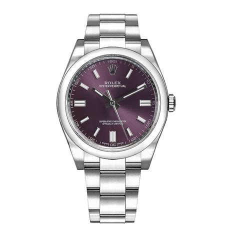 rolex oyster perpetual 36 purple|rolex oyster 36mm price.